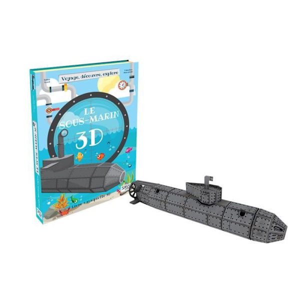 3D Sukellusvene NC Blå