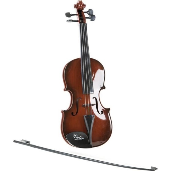 Violin för barn - HANDELSHAUS LEGLER - Liten fot 7027 - Plast i trälook - Svart rosett
