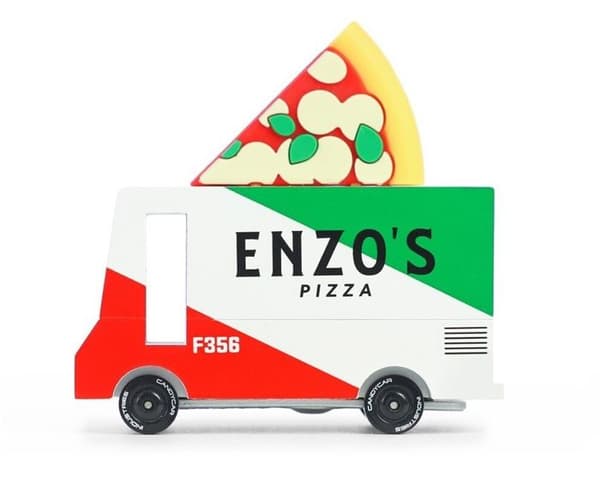 Candylab Toys - Pizza Van - DAM Röd