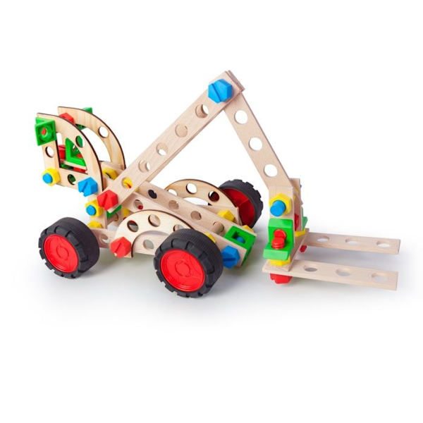 Alexander-lelut - Konstruktor Junior 3x1 - Trukkihyödyke Beige