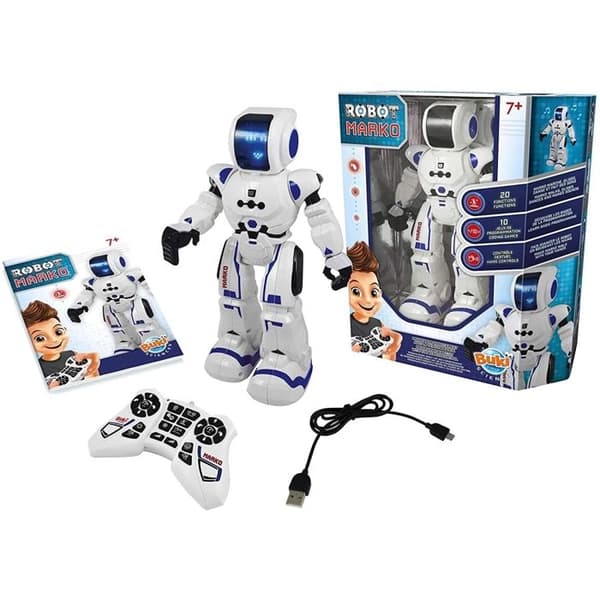 Buki Frankrig - Robot Marko Vit, blå och svart