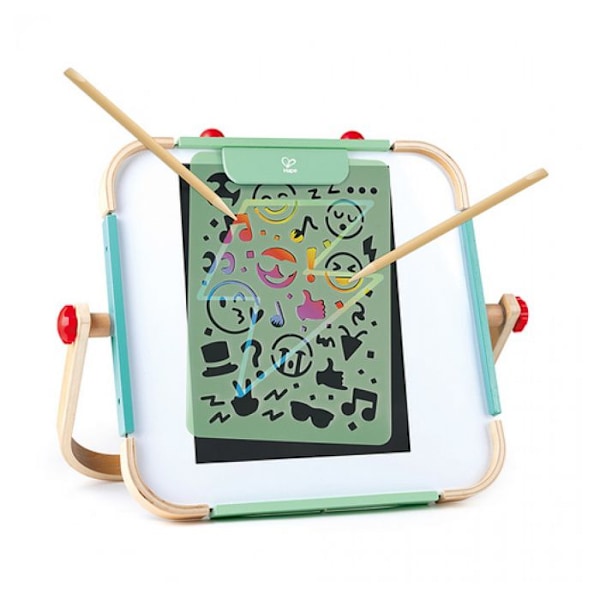 Hape Toys - Skrapbräda konstlåda - HAPE Svart