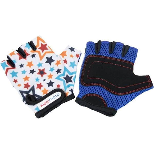 Kiddimoto - Stars Gloves MEDIUM Blå