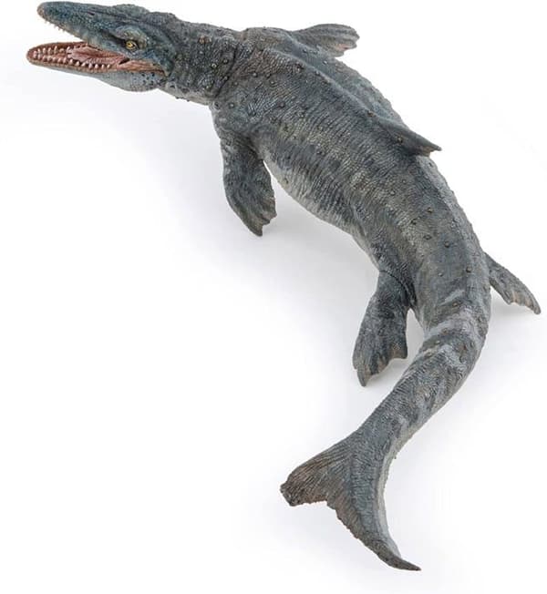 Figur - Dinosaur - PAPO - Mosasaur - Bevægelse i kæben - Håndmalet