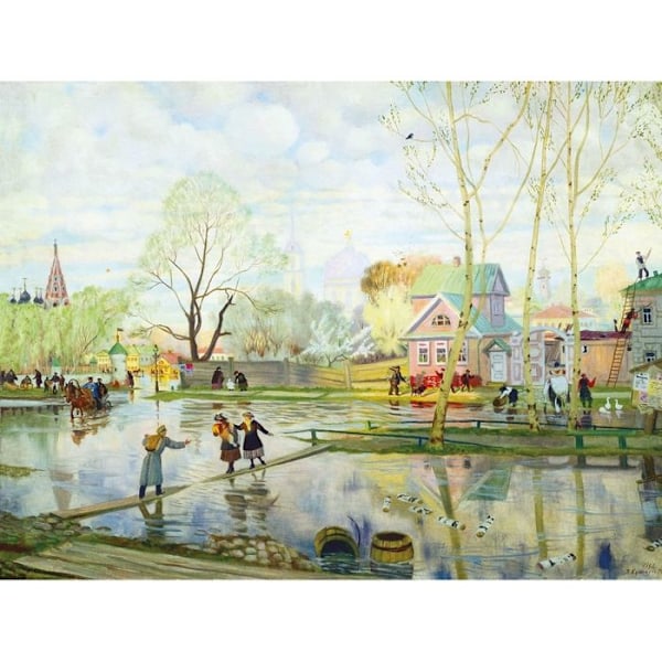 Puzzle Michèle Wilson - Venäläinen kevät Kustodievilta - WILSON PELIT Beige
