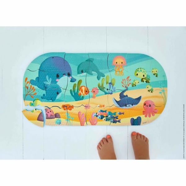 MINA BADPUZZELHAV OCEAN Flerfärgad