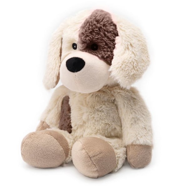 Bouillotte - Soframar - Mysig Plysch Hund - Gräddfärg - 30 cm - För Spädbarn 6 månader och uppåt Grädde