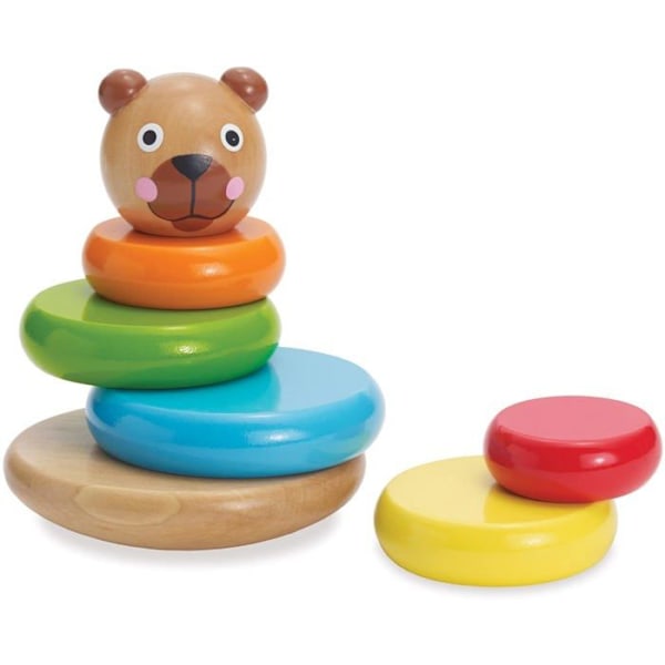 Manhattan Toy Loistava Magneettinen Pinoamislelu Flerfärgad