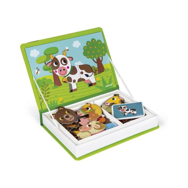 Utbildningsspel - MagnetiBook Djur Grön