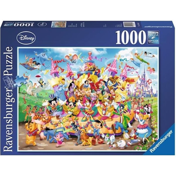 Disney Carnival Puzzle - Ravensburger - 1000 bitar - Tecknade serier och serier