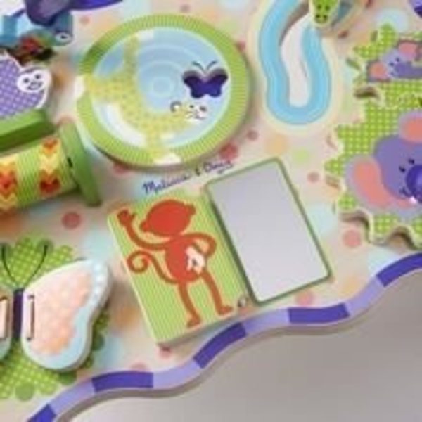 Djungelaktivitetsbord - MELISSA & DOUG - Interaktiv leksak för barn - Utomhus Flerfärgad