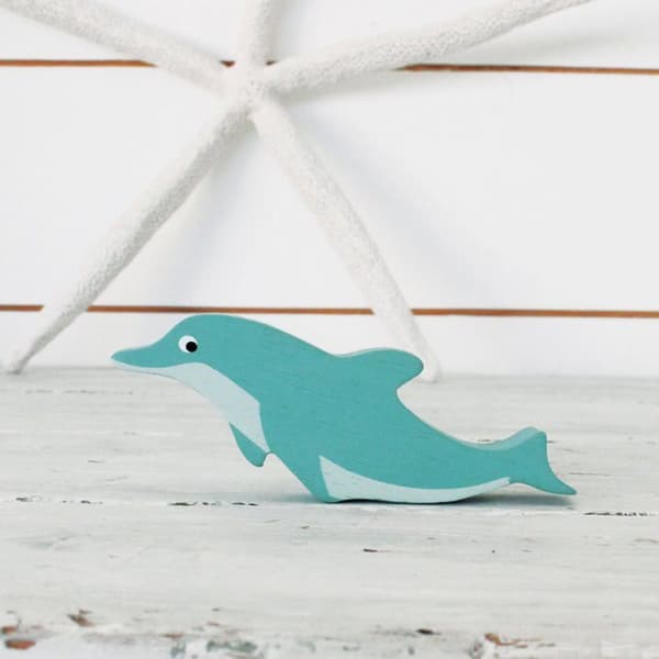 Tender Leaf Toys - Trædelfin - DAM Blå