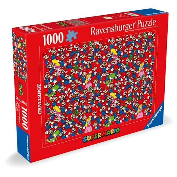 Ravensburger Super Mario Challenge 1000 bitars pussel Flerfärgad