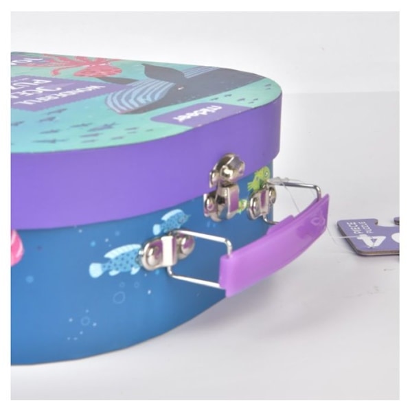 Mideer - Ma Valise Puzzle Oceani 104 kpl - TROUSSELIER Blå