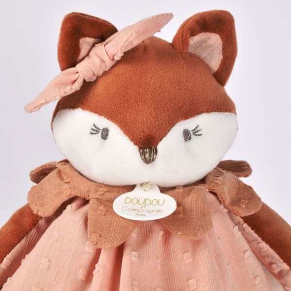 Doudou ja Yhtiö - Doudou litteä Kettu Mina 29 cm Ros