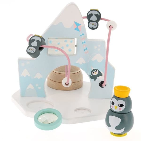 Aktivitetslegetøj Igloo multi aktiviteter - Vilac - Træ - Blå - Fra 3 år Flerfärgad