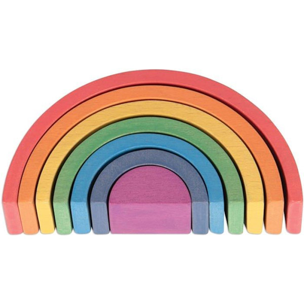 Rainbow Wooden Arch - TICKIT - Leksak - Baby - Flerfärgad - Blandad Flerfärgad