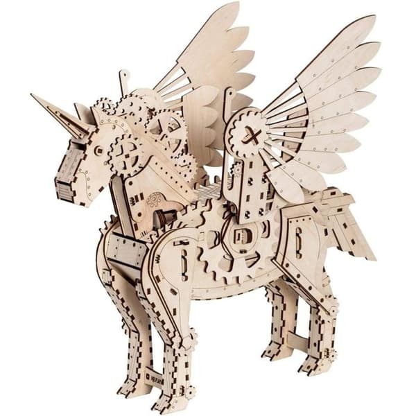 Mr. PlayWood Unicorn Model Kit Træ 156 dele