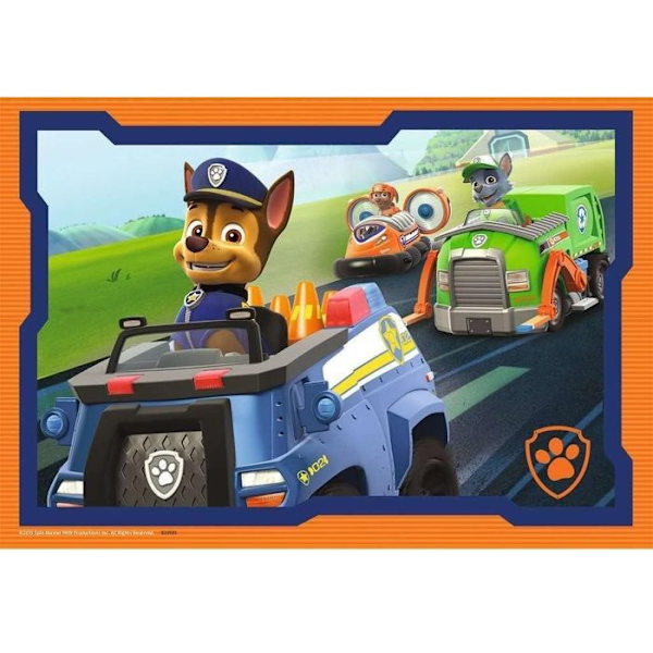 Ravensburger - 2x12 bitars pussel - Paw Patrol in action - Tecknade serier och serier - Blandat - Från 3 år Blå