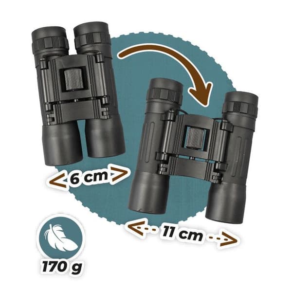 Børnekikkert - Ekspert 10X25 svart