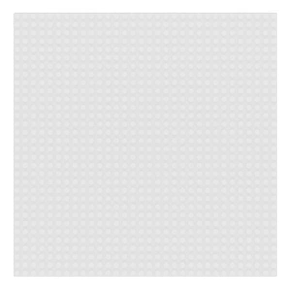 Baseplade - Sluban - Junior - 25,6 x 25,6 cm - Plastik - Blå blå