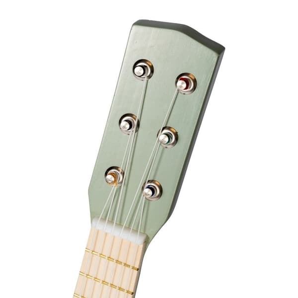 Musiklegetøj - MAMAMEMO - Harlekin Guitar - Træ - Grøn - 6 strenge Grön