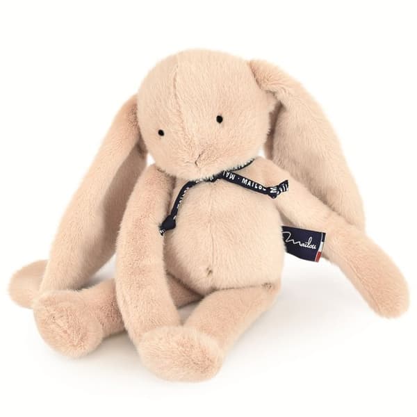 MA0163 Le Lapin Meloe 37cm Beige - MAÏLOU TRADITION - PELUSHER/Doudous - Brun - Polyester / Bomull beige