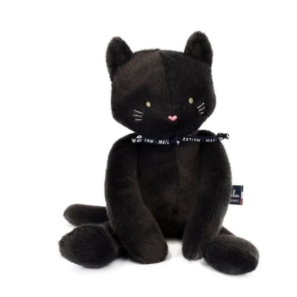Mjukisdjur Svart Katt Méloé 37cm Svart