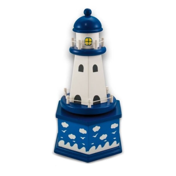 Lighthouse speldosa - Blå - For Baby - 10 x 10 x 21 cm - Mélodie La Mer