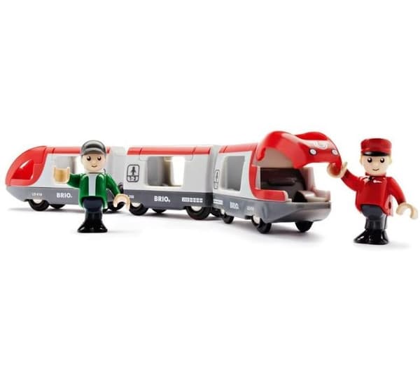 BRIO Passagertog - Træbane - Ravensburger - Blandet fra 3 år Blå