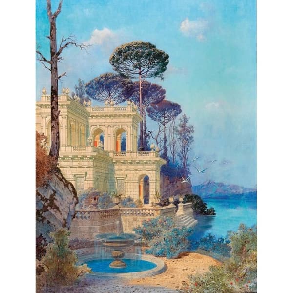 Puzzle Michèle Wilson - Villa ved Knab-søen - WILSON SPIL Beige