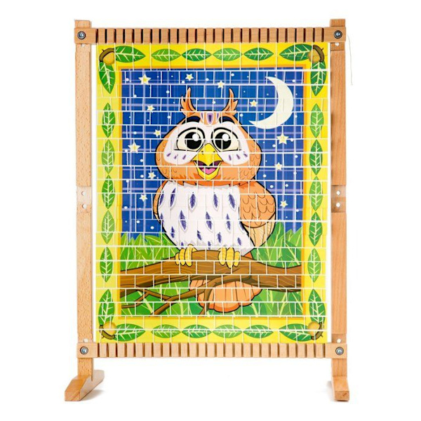 Melissa & Doug - Trävävstol Flerfärgad