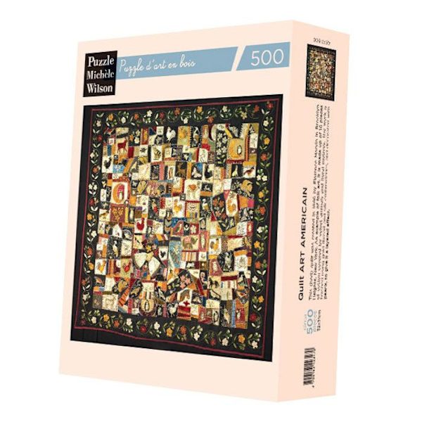 500 bitars träpussel QUILT - Michele Wilson - Målningar och målningar - Vuxen - Flerfärgad Flerfärgad