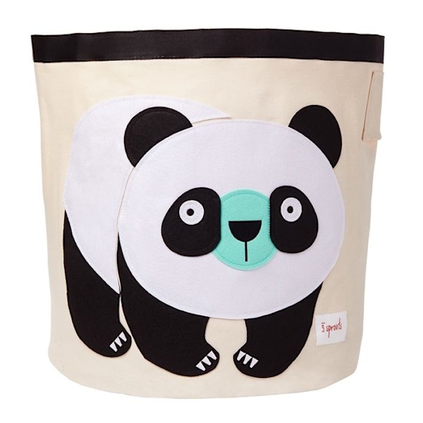 3 Sprouts - Panda-leikkikassi - ELEMENTIT LAPSILLE Svart