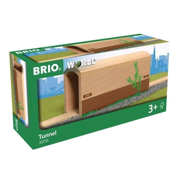 BRIO World trätågskretstunnel - Blandat från 3 år