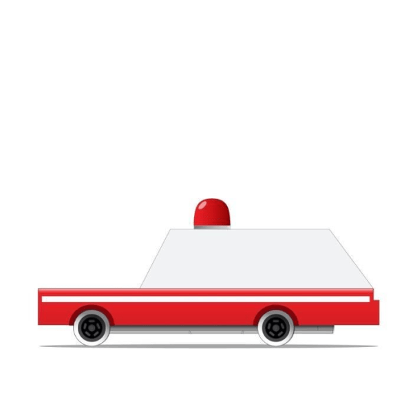Lärspel - Candylab Ambulansbil i trä - Röd - Pojke - Barn