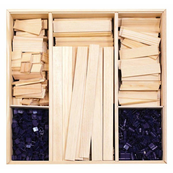 TomTecT - Box med 1000 TomTecT delar - KAPLA Beige
