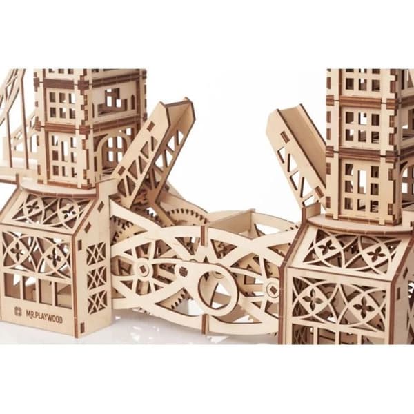 Mr. PlayWood Modelkit Tower Bridge Træ 312 dele Beige