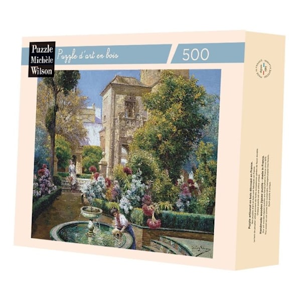 Pussel Michèle Wilson - Fountain of the Alcazar of Rodriguez - WILSON JEUX Beige