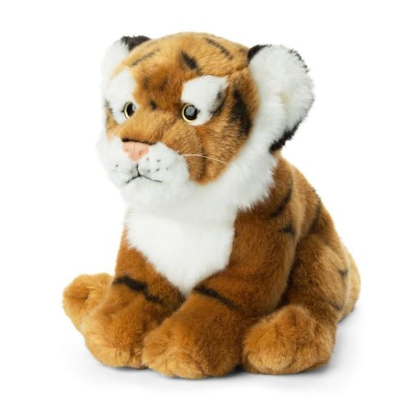 WWF Wild Tiger Plyschleksak 23 cm - WWF Brand - För bebisar från 3 år - Inredning - Brun kastanj
