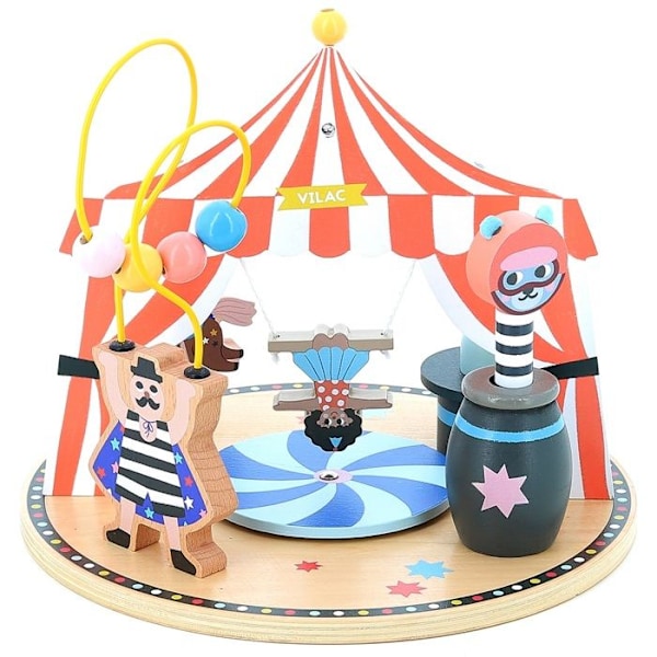 Vilac - Circus väckningsleksak Beige