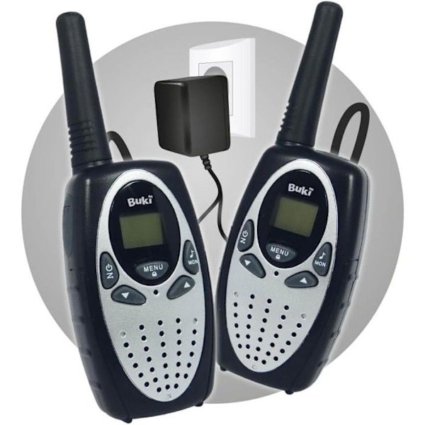 Talkie Walkie uppladdningsbar Blå
