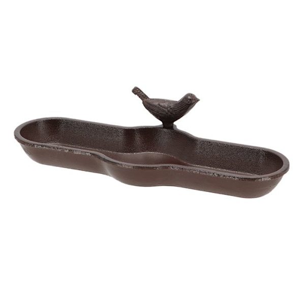 Esschert Design Bird Bath valurautainen ruskea BR25
