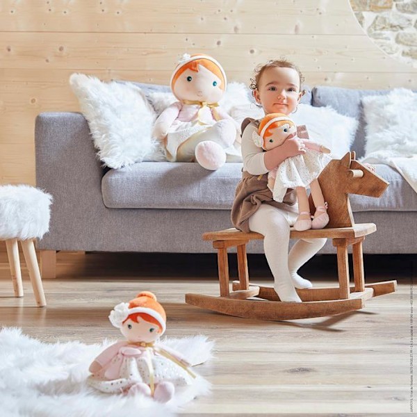 Kaloo - Tendresse - Min första tygdocka, Valentine K - 25 cm Vit