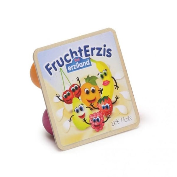 Imitationsspel - ERZI - Små schweiziska frukter - Barn - Flerfärgad - 7 x 7 x 2,7 cm Flerfärgad