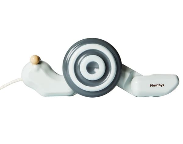 Plan Toys - Træk-snegl - TROUSSELIER Beige