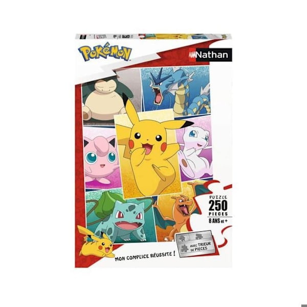 Palapeli 250 kappaletta: Pokémon-tyypit