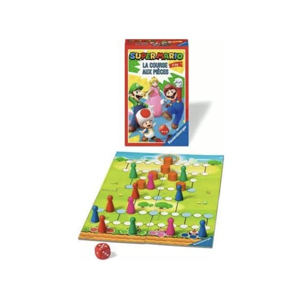 Mini spil - Super Mario løbet om mønterne - Röd
