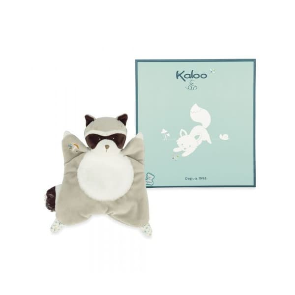 Doudou Raton Laveur Gaston - KALOO - Gosedjur/Doudous - Blå Grå