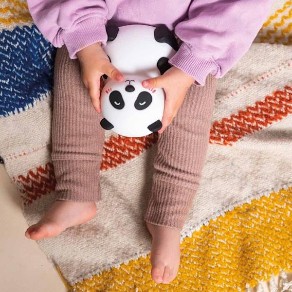 Ljuslykta med fjärrkontroll Panda Flerfärgad